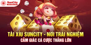 Tài xỉu Suncity - Nơi trải nghiệm cảm giác cá cược thắng lớn