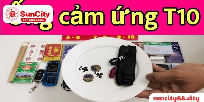 Sử dụng ống cảm ứng khi chơi xóc dĩa để làm gì?